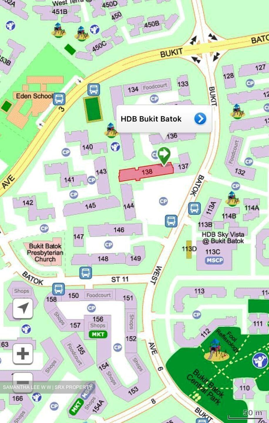 Blk 138 Bukit Batok West Avenue 6 (Bukit Batok), HDB 4 Rooms #517369611